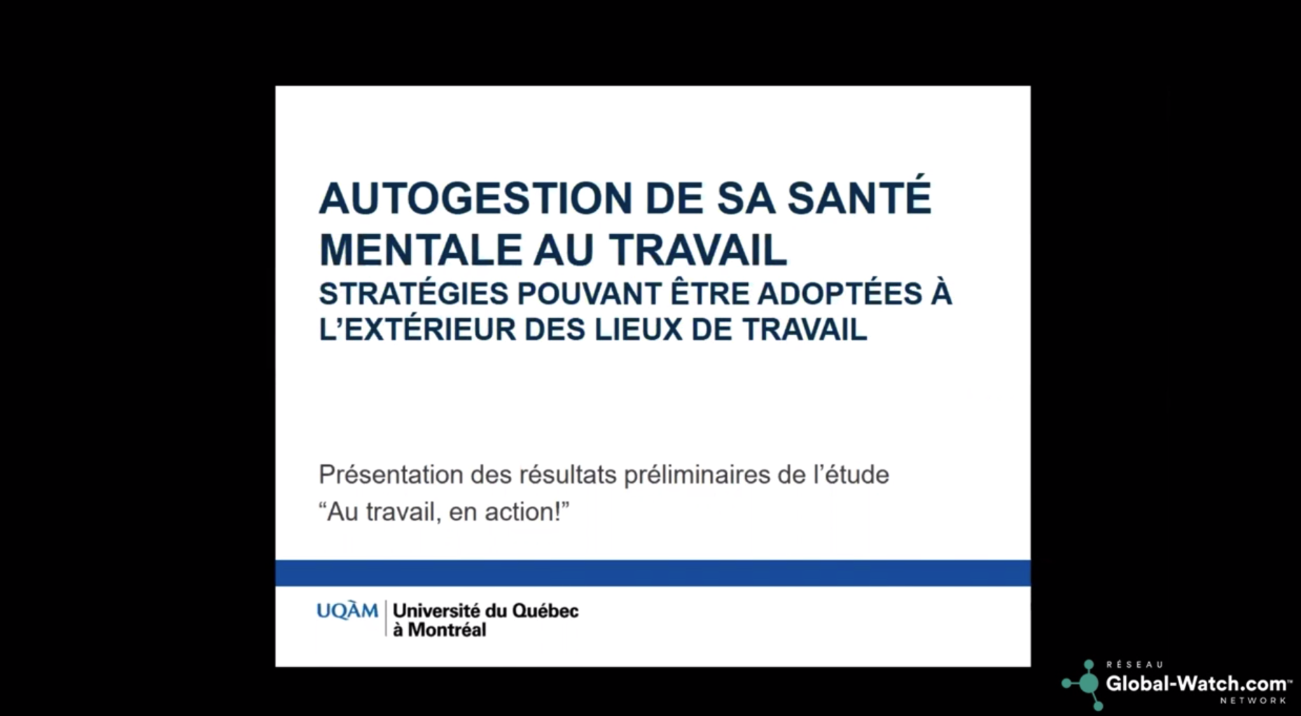 Scientific interpretation - Self-management of mental health at Work - strategies that can be used outside of working hours (Video 2 of 2)